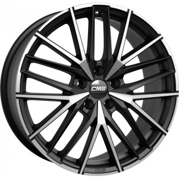 8x18 ET35 - LK5/112 ML66.5 CMS C36 diamond matt black
