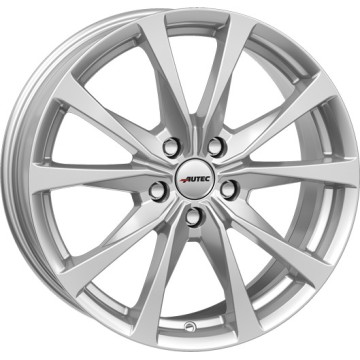 7x17 ET45 - LK5/112 ML57.1 Autec Typ BX - Brixen brillantsilber