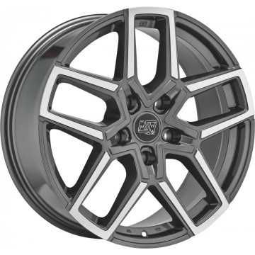 8.5x20 ET41.5 - LK5/120 ML72.56 MSW MSW 52 gloss gun metal poliert