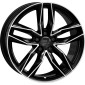 9x20 ET35 - LK5/114.3 ML72.6 2DRV WH40 schwarz hochglanzpoliert