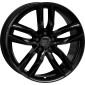 8x18 ET25 - LK5/112 ML66.6 2DRV WH40 schwarz glänzend lackiert