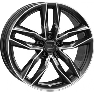 8x18 ET30 - LK5/112 ML66.6 2DRV WH40 dark gunmetal hochglanzpoliert