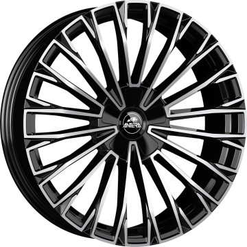 11x21 ET40 - LK5/120 ML64.1 Antera A103 piano black diamond