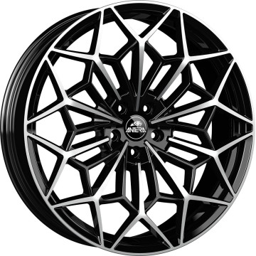 10.5x20 ET19 - LK5/112 ML66.6 Antera A105 piano black diamond