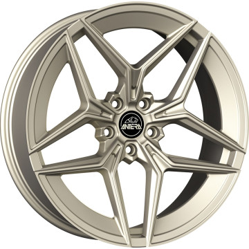 10.5x20 ET35 - LK5/120 ML72.6 Antera A107 Concave satin champagne