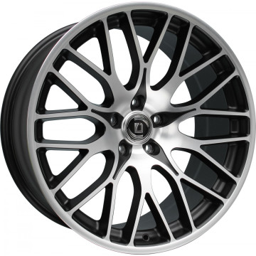 10.5x21 ET44.97 - LK5/120 ML64.1 Diewe Fina nero machined