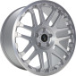 8x18 ET45 - LK5/112 ML66.5 Etabeta Combat silver matt lip polished