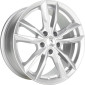 7.5x17 ET40 - LK5/114.3 ML72.3 Momo Fast silver glossy