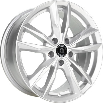 7.5x17 ET45 - LK5/108 ML72.3 Diewe Fast silver glossy