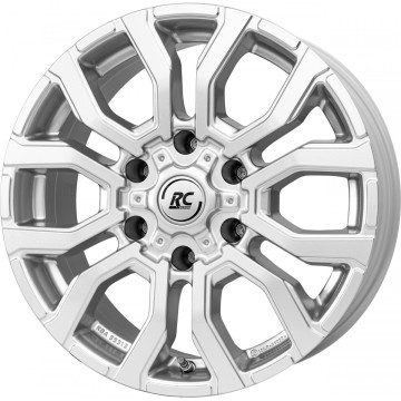 6.5x16 ET55 - LK6/139.7 ML93.1 RC-Design RC35 kristallsilber