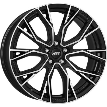 10x20 ET46 - LK5/112 ML66.6 AEZ Toronto black/polished