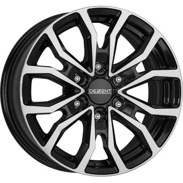 6.5x17 ET48 - LK6/139.7 ML92.4 Dezent KC black/polished