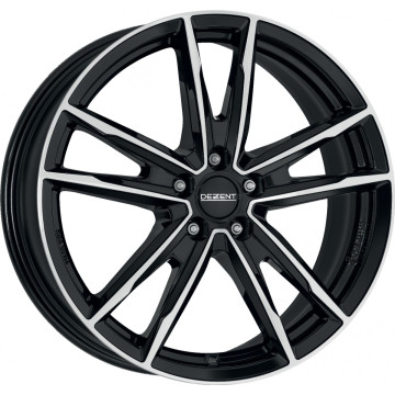 6.5x16 ET40 - LK5/112 ML66.6 Dezent KF black/polished