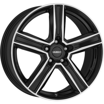 10x20 ET58 - LK5/112 ML57.1 Dezent KG black/polished