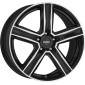 10x20 ET58 - LK5/112 ML57.1 Dezent KG black/polished