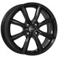 7x18 ET38 - LK4/100 ML60.1 Dezent TN black