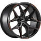 8.5x20 ET27 - LK5/112 ML73.1 Barracuda Razzer mattblack copper PureSports gefräst