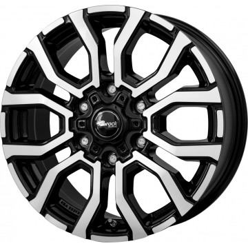 6.5x17 ET62 - LK6/130 ML84.1 RC-Design RC35 schwarz front-poliert