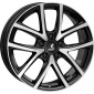 7.5x18 ET45 - LK5/108 ML70.1 itWheels Mira gloss black polished