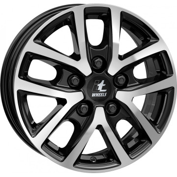 6.5x16 ET66 - LK5/130 ML78.1 itWheels Mira Van gloss black polished