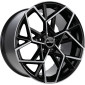 7x17 ET35 - LK5/112 ML66.5 GMP Cartesio black diamond
