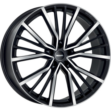 7.5x17 ET39 - LK5/112 ML66.45 Mak Union black mirror