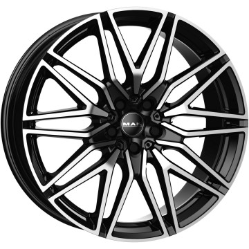 9.5x21 ET18 - LK5/120 ML66.6 Mak Sturm black mirror