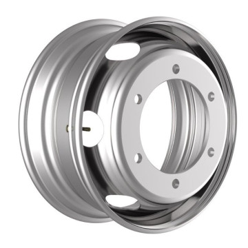 Accuride 6.75 x 17.5  6/245/202  ET133.5  31460005  Silber RAL9006 einteilig