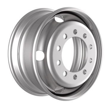 Accuride 6.75 x 17.5  10/225/176  ET129.5  31460011  Silber RAL9006 einteilig