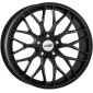 8.5x19 ET12 - LK5/120 ML72.6 AEZ Antigua black matt