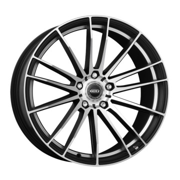 8.5x19 ET29 - LK5/120 ML72.6 Dotz Fast15 black matt polished