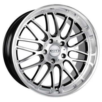 6.5x15 ET35 - LK5/114.3 ML71.6 Dotz Mugello black polished