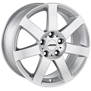 6.5x16 ET50 - LK5/108 ML63.4 Autec Typ AP - Arctic Plus silber