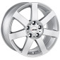 6.5x16 ET50 - LK5/108 ML63.4 Autec Typ AP - Arctic Plus silber