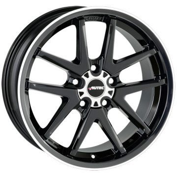 8.5x18 ET40 - LK5/114.3 ML70 Autec Typ C - Contest schwarz poliert