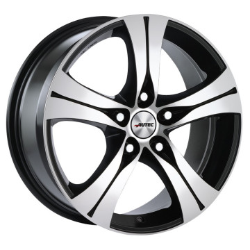 7x16 ET38 - LK5/110 ML70 Autec Typ E - Ethos schwarz poliert