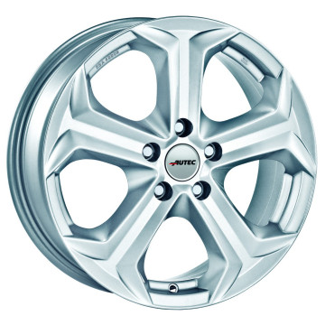 6.5x16 ET45 - LK5/114.3 ML70 Autec Typ X - Xenos brillantsilber