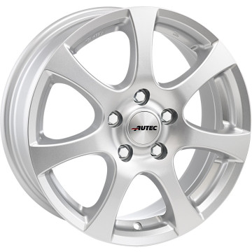 5.5x14 ET35 - LK5/100 ML57.1 Autec Typ Z - Zenit brillantsilber