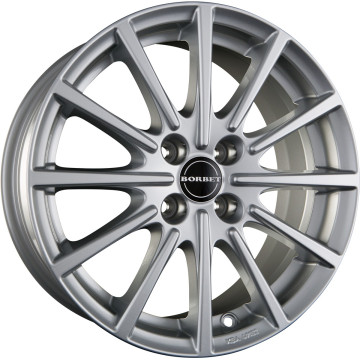 6.5x15 ET40 - LK4/108 ML64 Borbet BL4 brilliant silver