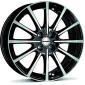 6.5x15 ET45 - LK4/100 ML64 Borbet BL4 black polished