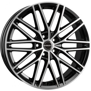 7.5x17 ET40 - LK5/108 ML72.5 Borbet BS5 black polished