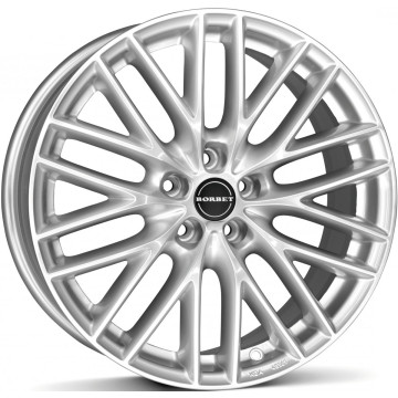 7.5x17 ET50 - LK5/112 ML72.5 Borbet BS5 brilliant silver