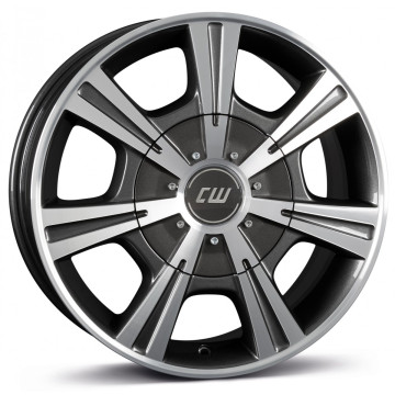 7.5x17 ET50 - LK6/139.7 ML92.2 Borbet CH mistral anthracite polished