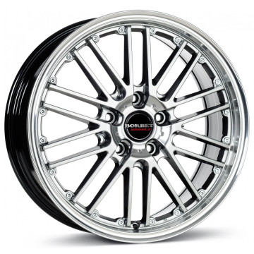 8.5x19 ET42 - LK5/115 ML70.2 Borbet CW2 hyper rim polished