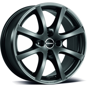 5.5x15 ET40 - LK4/100 ML64 Borbet LV4 mistral anthracite matt