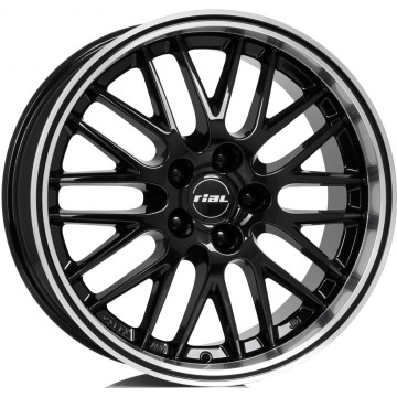 8.5x18 ET42 - LK5/114.3 ML70.1 Rial Norano diamant schwarz hornpoliert