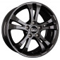 6x15 ET42 - LK5/112 ML57.1 MAM D2 black painted