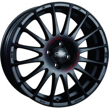 7x17 ET48 - LK4/108 ML75 OZ Superturismo GT mattschwarz