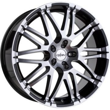 9.5x19 ET35 - LK5/112 ML72.6 Oxigin 14 Oxrock black full polish