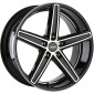 9x20 ET35 - LK5/112 ML66.6 Oxigin 18 Concave black full polish HD